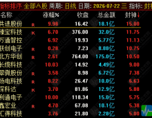 通达信【封神竞价】排序指标 开盘价波动/成交量变化等因素的综合评分型指标